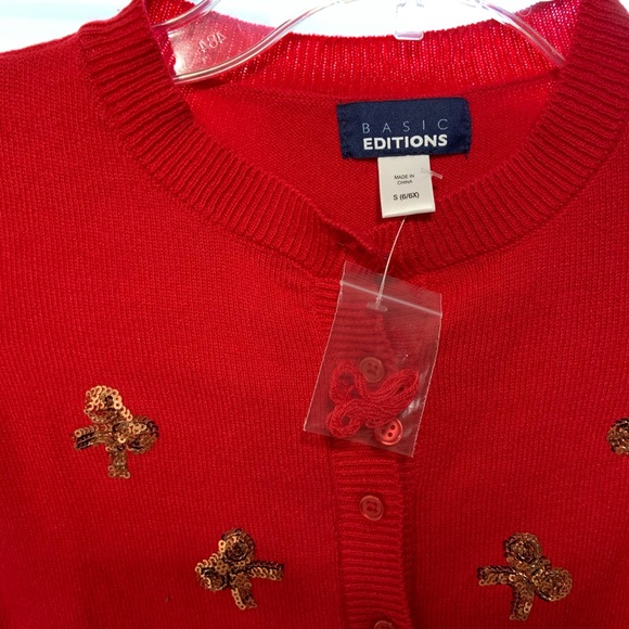 Girls Red Soft Knit Sweater Size 6/6x - Picture 2 of 4